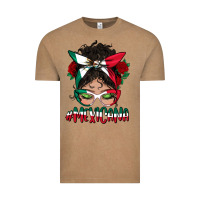 Vintage Coffee mexicana messy bun mama Vintage Tee - BundleAndBundleShop