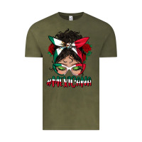 Vintage Olive mexicana messy bun mama Vintage Tee - BundleAndBundleShop