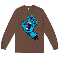 Chestnut santacruz screaming hand Long Sleeve Tee - artisFamous