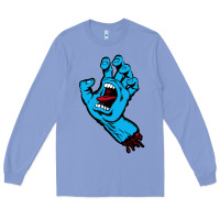 Colony Blue santacruz screaming hand Long Sleeve Tee - artisFamous