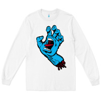 White santacruz screaming hand Long Sleeve Tee - artisFamous