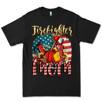 Black Firefighter mom Premium Tee - FaDigitalArtStudio