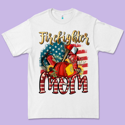 Firefighter Mom Premium Tee Designed By Fadigitalartstudio