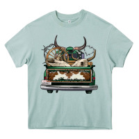 Arona cowhide and hunter truck olivia Heavy Core Tee - OliviaCreatesArt
