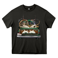 Asphalt cowhide and hunter truck olivia Heavy Core Tee - OliviaCreatesArt