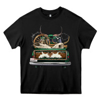 Black cowhide and hunter truck olivia Heavy Core Tee - OliviaCreatesArt