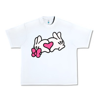 White Minnie Mouse Urban Heavy Tee - CowhideDigitalArt