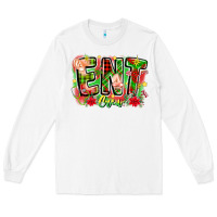 White ent crew christmas Long Sleeve Tee - CowhideDigitalArt
