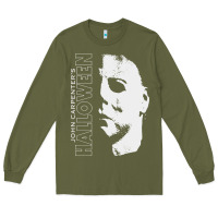 Army Green halloween michael myers Long Sleeve Tee - artisFamous