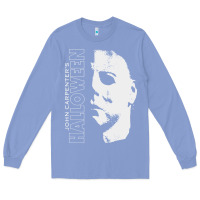 Colony Blue halloween michael myers Long Sleeve Tee - artisFamous