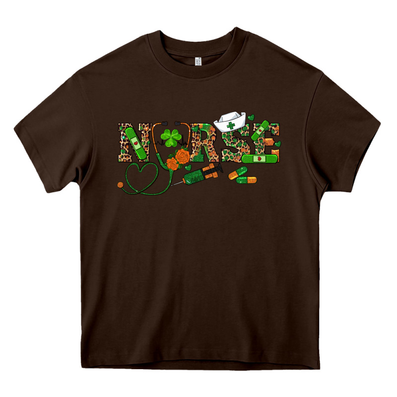 St Patrick's Day Nurse Heavy Core Tee by RanaPortraitStore | Teevron