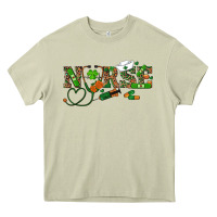 Mossy st patrick's day nurse Heavy Core Tee - RanaPortraitStore