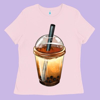 Bobba Cup Ladies Tee Designed By Fadigitalartstudio