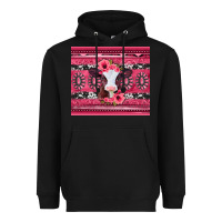 Black pink gemstone baby calf western valentines day Heavyweight Hoodie - Jasminsmagicworld