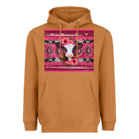 Meerkat pink gemstone baby calf western valentines day Heavyweight Hoodie - Jasminsmagicworld