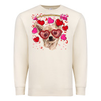 Sandshell valentine's day  chihuahua Premium Sweatshirt - RanaPortraitStore