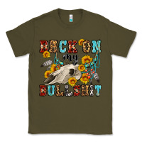 Army Green back on my bullshit western olivia Classic Tee - OliviaCreatesArt