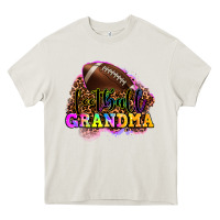 Cream football grandma Heavy Core Tee - OliviaCreatesArt