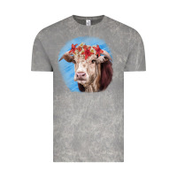 Cloud Rock Hereford Bull Vintage Tee - RanaPortraitStore