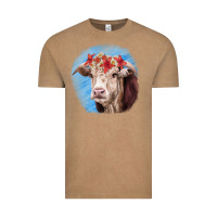 Vintage Coffee Hereford Bull Vintage Tee - RanaPortraitStore