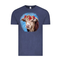 Vintage Denim Hereford Bull Vintage Tee - RanaPortraitStore