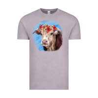 Vintage Zinc Hereford Bull Vintage Tee - RanaPortraitStore