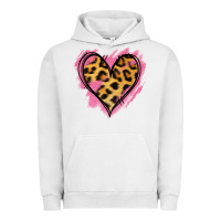 Pigment Lunar Rock Leopard Pink Glitter Heart Urban Hoodie - Jasminsmagicworld