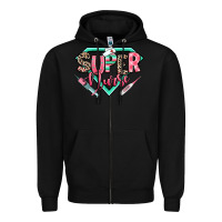 Black super nurse Zipper Hoodie - RanaPortraitStore