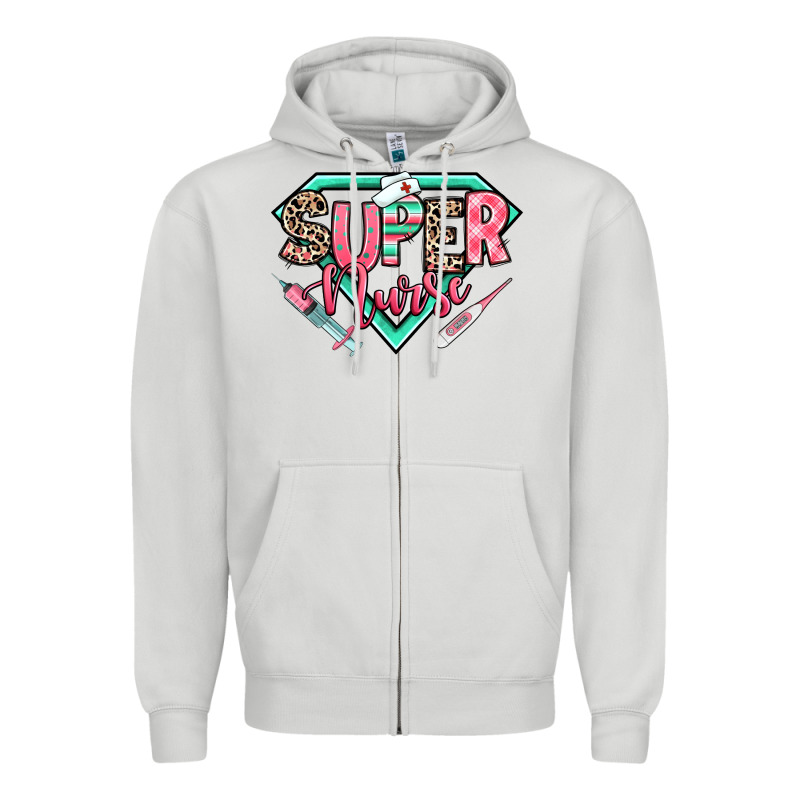 Super Nurse Zipper Hoodie by RanaPortraitStore | Teevron