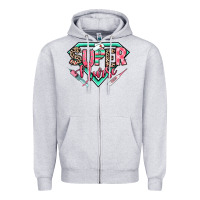 Heather Grey super nurse Zipper Hoodie - RanaPortraitStore