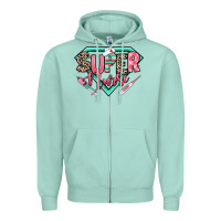 Seafoam super nurse Zipper Hoodie - RanaPortraitStore