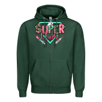 Sports Green super nurse Zipper Hoodie - RanaPortraitStore