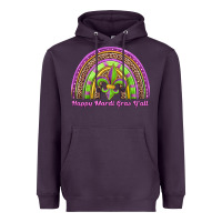 Plum happy mardi gras y'all rainbow Heavyweight Hoodie - Jasminsmagicworld