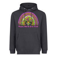 Smoke happy mardi gras y'all rainbow Heavyweight Hoodie - Jasminsmagicworld