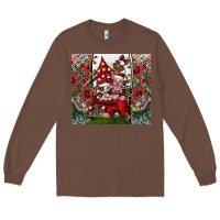 Chestnut merry Christmas Long Sleeve Tee - CowhideDigitalArt