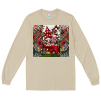 Mushroom merry Christmas Long Sleeve Tee - CowhideDigitalArt