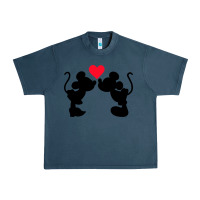 Midnight Navy Minnie Mouse Urban Heavy Tee - CowhideDigitalArt