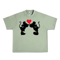 Oil Green Minnie Mouse Urban Heavy Tee - CowhideDigitalArt