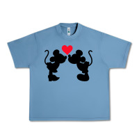 Pebble Blue Minnie Mouse Urban Heavy Tee - CowhideDigitalArt