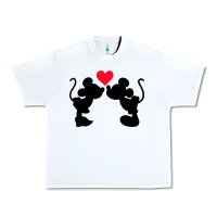 White Minnie Mouse Urban Heavy Tee - CowhideDigitalArt