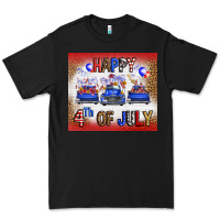 Black Western Happy Fourth Of July Premium Tee - FaDigitalArtStudio