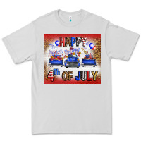 Dove Grey Western Happy Fourth Of July Premium Tee - FaDigitalArtStudio