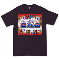 Plum Western Happy Fourth Of July Premium Tee - FaDigitalArtStudio
