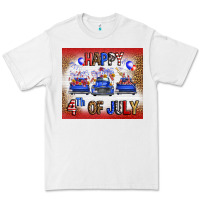 White Western Happy Fourth Of July Premium Tee - FaDigitalArtStudio
