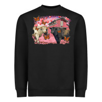 Black Valentine's day barn and black angus with charolais Heavyweight Sweatshirt - RanaPortraitStore