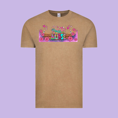 Proud Nurse Libbey Glass Vintage Tee Designed By Bundleandbundleshop