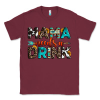 Burgundy mama needs a drink Classic Tee - OliviaCreatesArt