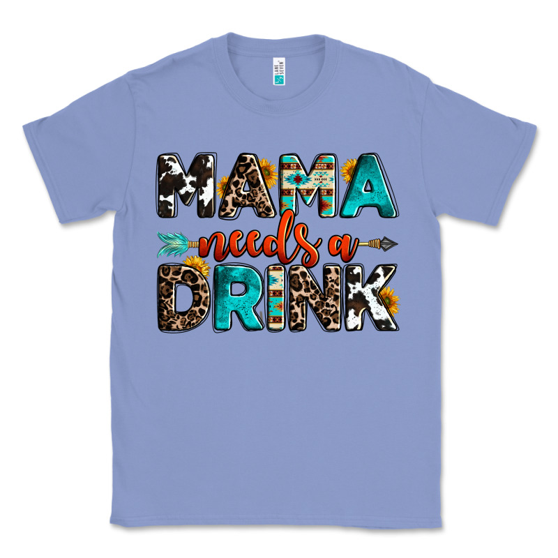 Mama Needs A Drink Classic Tee by OliviaCreatesArt | Teevron