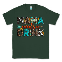 Sports Green mama needs a drink Classic Tee - OliviaCreatesArt