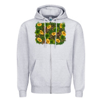 Heather Grey st patricks day background Zipper Hoodie - RanaPortraitStore